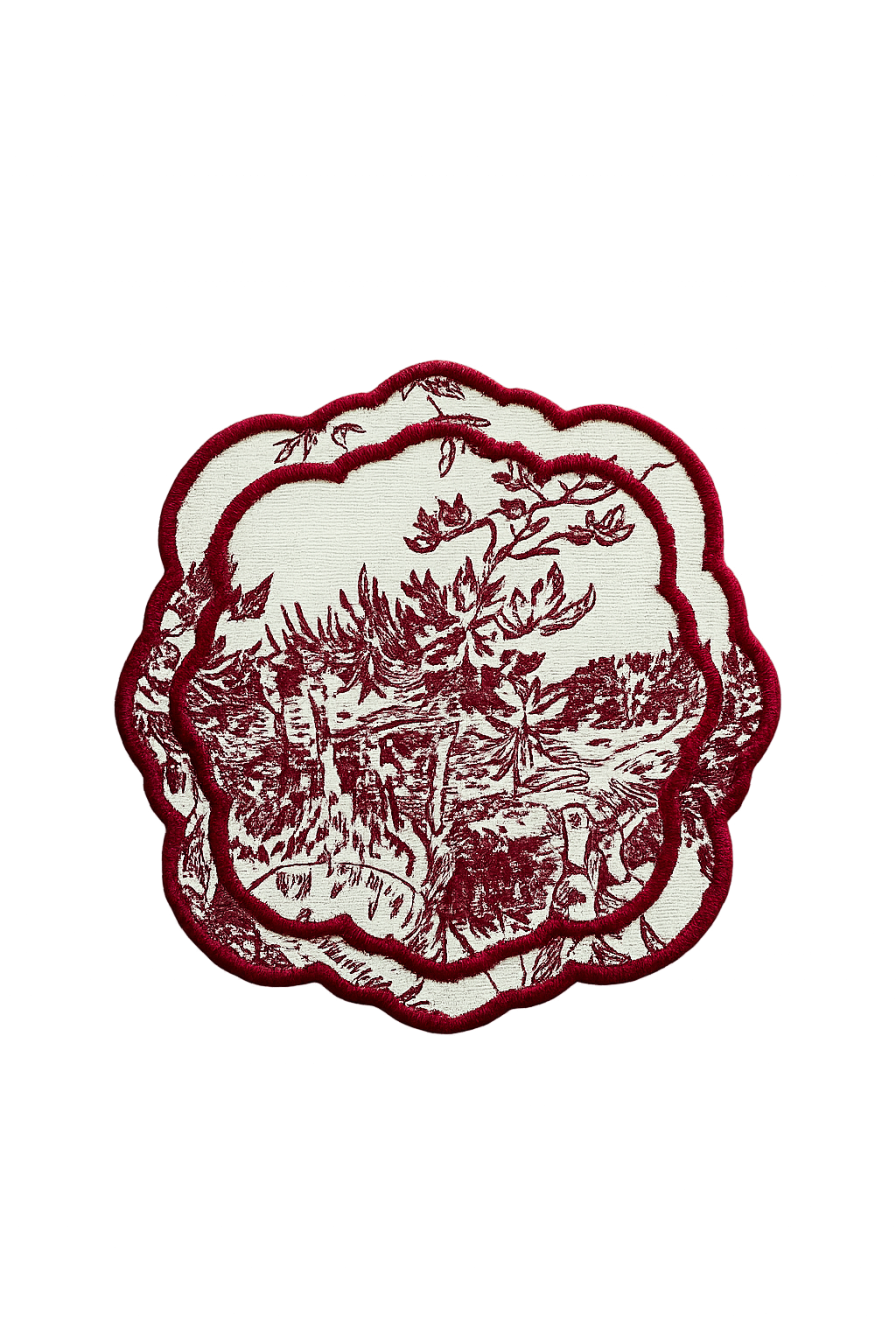 2li Red Lily Bardak Altlığı